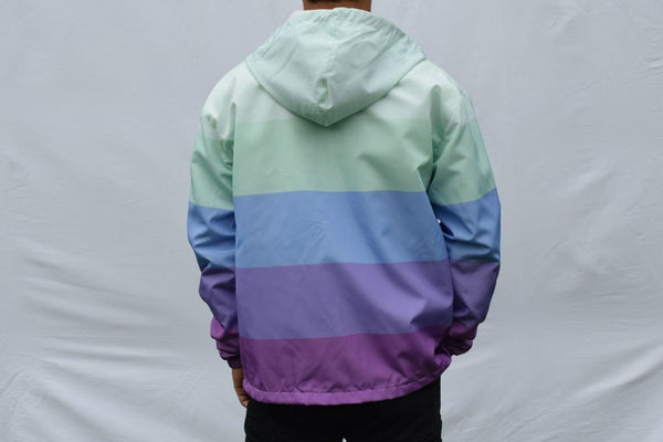 Vaporwave Gradient Windbreaker